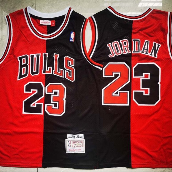 Mitchell & Ness Shirts New Mens Chicago Bulls Michael Jordan 23